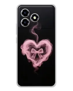 Чехол для ZTE Blade A36 с картинкой «Дымчатое сердце»