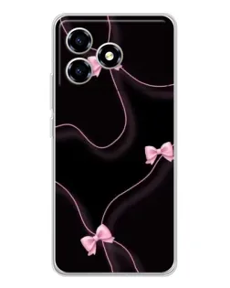 Чехол для ZTE Blade A36 с картинкой «Розовые ленты»