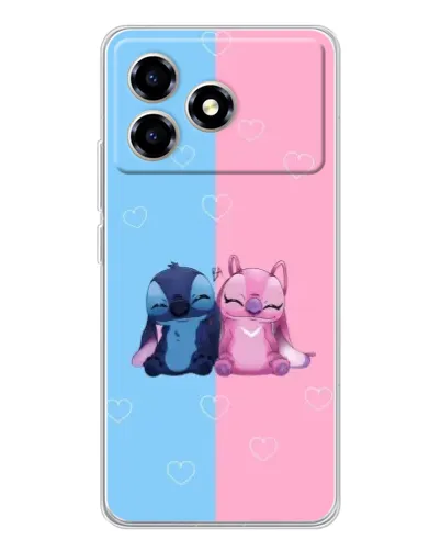 Чехол для ZTE Blade A36 с картинкой «Stitch и Angel Love» Чехол для ZTE Blade A36 с картинкой «Stitch и Angel Love»