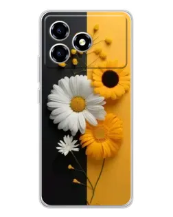 Чехол для ZTE Blade A36 с картинкой «Подсолнух и ромашка» Чехол для ZTE Blade A36 с картинкой «Подсолнух и ромашка»
