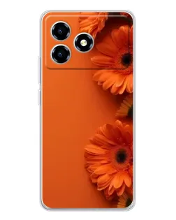 Чехол для ZTE Blade A36 с картинкой «Оранжевые герберы» Чехол для ZTE Blade A36 с картинкой «Оранжевые герберы»
