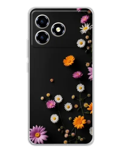 Чехол для ZTE Blade A36 с картинкой «Цветочная композиция»