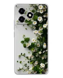 Чехол для ZTE Blade A36 с картинкой «Ветка мелких белых цветов» Чехол для ZTE Blade A36 с картинкой «Ветка мелких белых цветов»
