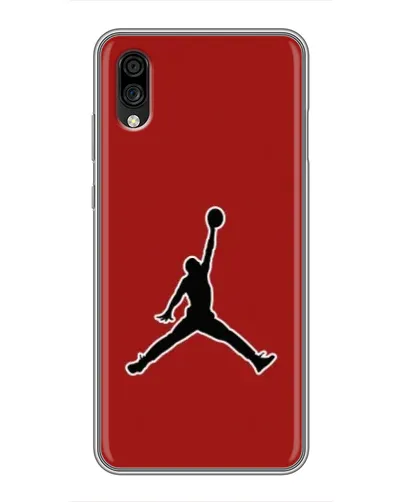 Чехол для ZTE Blade A5 (2020) с картинкой «Jordan Red Back»