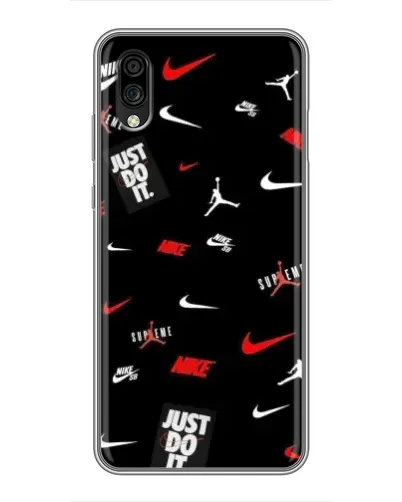Чехол для ZTE Blade A5 (2020) с картинкой «Nike Mix Pattern»