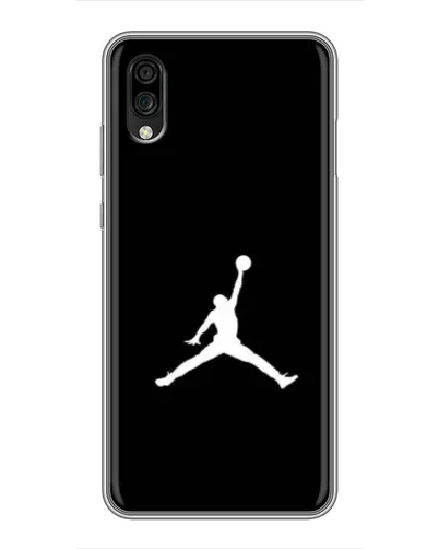 Чехол для ZTE Blade A5 (2020) с картинкой «Jordan Silhouette»