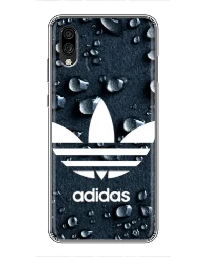 Чехол для ZTE Blade A5 (2020) с картинкой «Adidas Trefoil Blue»
