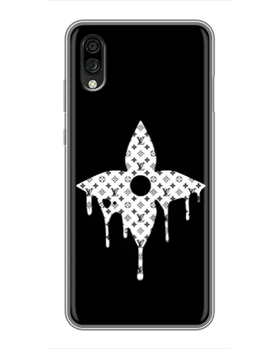 Чехол для ZTE Blade A5 (2020) с картинкой «Цветочная монограмма» Чехол для ZTE Blade A5 (2020) с картинкой «Цветочная монограмма»