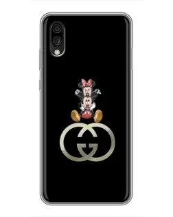 Чехол для ZTE Blade A5 (2020) с картинкой «Минни Маус на лого»