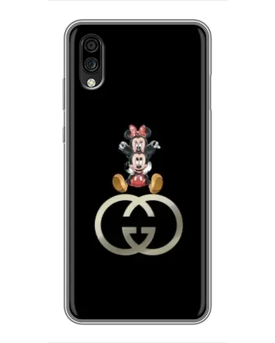 Чехол для ZTE Blade A5 (2020) с картинкой «Минни Маус на лого»