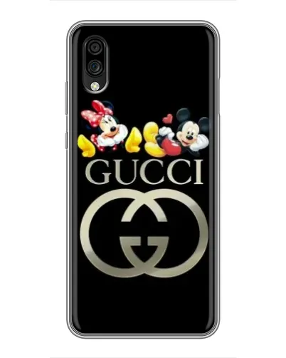 Чехол для ZTE Blade A5 (2020) с картинкой «Gucci — герои Disney»