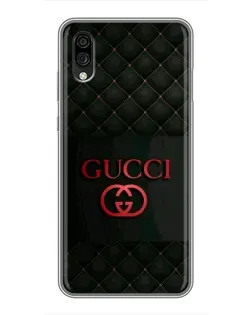 Чехол для ZTE Blade A5 (2020) с картинкой «Gucci — стеганый черный»