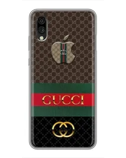 Чехол для ZTE Blade A5 (2020) с картинкой «Gucci — брендированный десерт»