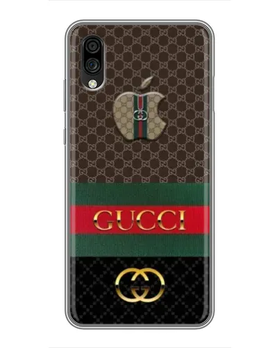 Чехол для ZTE Blade A5 (2020) с картинкой «Gucci — брендированный десерт»