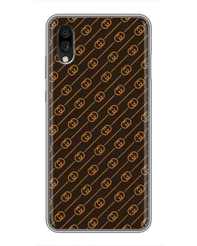 Чехол для ZTE Blade A5 (2020) с картинкой «Gucci — золотые диагонали»