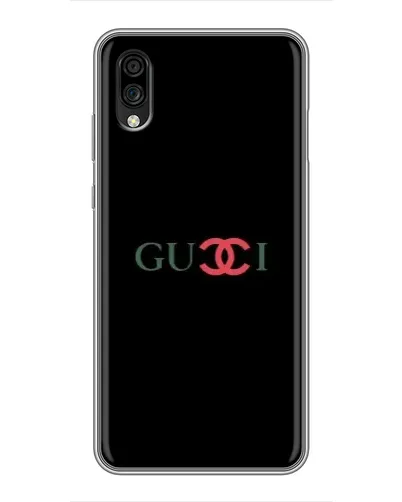 Чехол для ZTE Blade A5 (2020) с картинкой «Gucci — красный градиент»