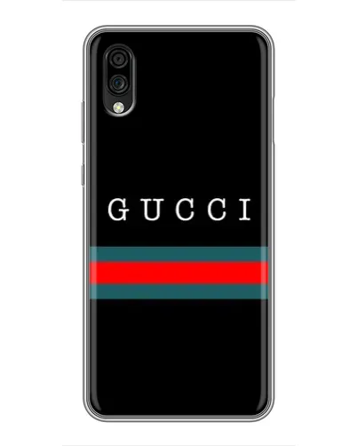 Чехол для ZTE Blade A5 (2020) с картинкой «Gucci — красный пояс»