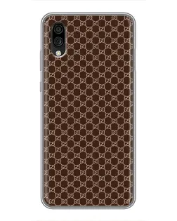 Чехол для ZTE Blade A5 (2020) с картинкой «Gucci — шоколадная сетка»