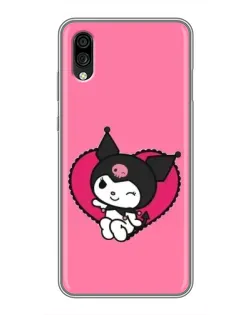 Чехол для ZTE Blade A5 (2020) с картинкой «Kuromi — любовь в сердце»