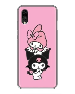 Чехол для ZTE Blade A5 (2020) с картинкой «My Melody и Kuromi»