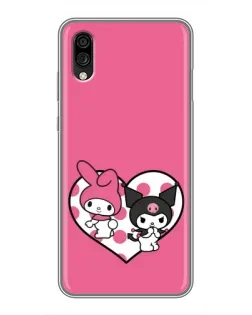 Чехол для ZTE Blade A5 (2020) с картинкой «Kuromi и My Melody»