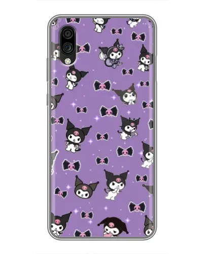 Чехол для ZTE Blade A5 (2020) с картинкой «Kuromi — паттерн» Чехол для ZTE Blade A5 (2020) с картинкой «Kuromi — паттерн»