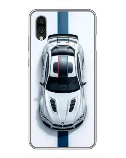 Чехол для ZTE Blade A5 (2020) с картинкой «Вид сверху — BMW M»