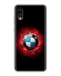 Чехол для ZTE Blade A5 (2020) с картинкой «Логотип BMW — вспышка»