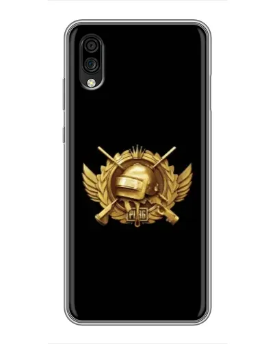 Чехол для ZTE Blade A5 (2020) с картинкой «PUBG — оранжевый градиент»