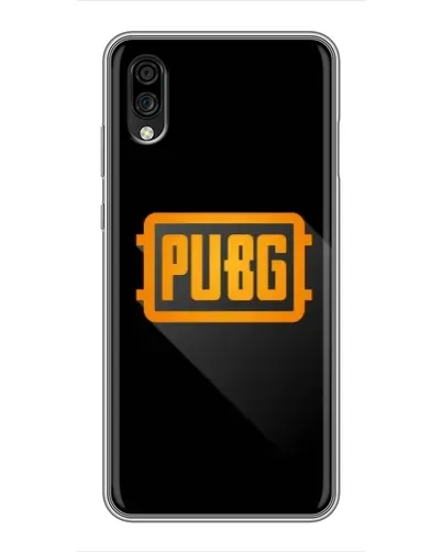 Чехол для ZTE Blade A5 (2020) с картинкой «PUBG — рамка лого»
