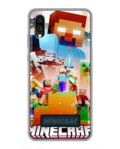 Чехол для ZTE Blade A5 (2020) с картинкой «Minecraft герои игры» Чехол для ZTE Blade A5 (2020) с картинкой «Minecraft герои игры»