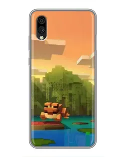 Чехол для ZTE Blade A5 (2020) с картинкой «Майнкрафт закат солнца» Чехол для ZTE Blade A5 (2020) с картинкой «Майнкрафт закат солнца»