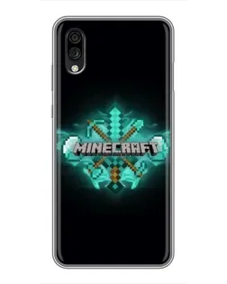 Чехол для ZTE Blade A5 (2020) с картинкой «Minecraft Diamond лого» Чехол для ZTE Blade A5 (2020) с картинкой «Minecraft Diamond лого»