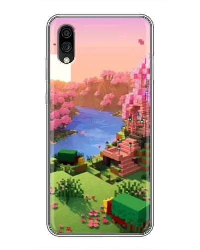 Чехол для ZTE Blade A5 (2020) с картинкой «Розовое дерево Minecraft» Чехол для ZTE Blade A5 (2020) с картинкой «Розовое дерево Minecraft»