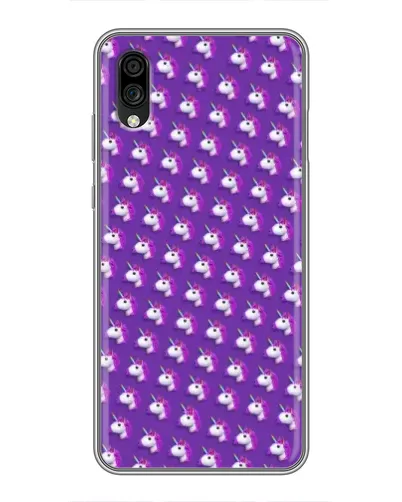 Чехол для ZTE Blade A5 (2020) с картинкой «Единороги на фиолетовом» Чехол для ZTE Blade A5 (2020) с картинкой «Единороги на фиолетовом»