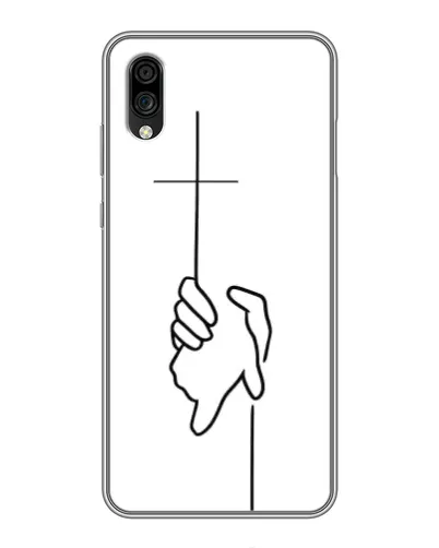 Чехол для ZTE Blade A5 (2020) с картинкой «Рука держит» Чехол для ZTE Blade A5 (2020) с картинкой «Рука держит»