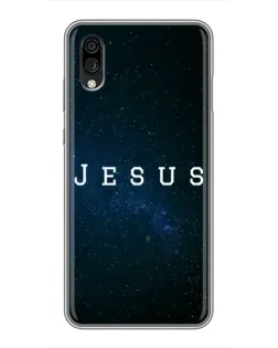 Чехол для ZTE Blade A5 (2020) с картинкой «Звездное небо Jesus»