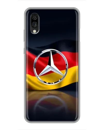 Чехол для ZTE Blade A5 (2020) с картинкой «Mercedes — флаг Германии»