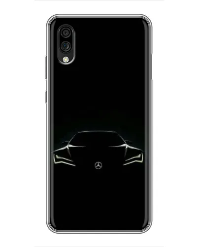 Чехол для ZTE Blade A5 (2020) с картинкой «Mercedes — силуэт авто» Чехол для ZTE Blade A5 (2020) с картинкой «Mercedes — силуэт авто»