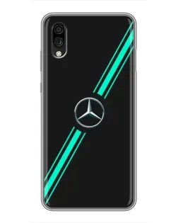 Чехол для ZTE Blade A5 (2020) с картинкой «Спортивные линии Mercedes» Чехол для ZTE Blade A5 (2020) с картинкой «Спортивные линии Mercedes»