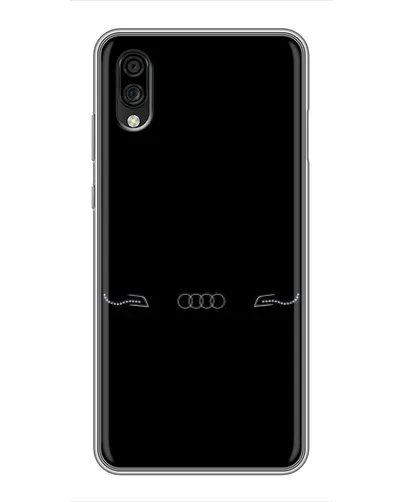 Чехол для ZTE Blade A5 (2020) с картинкой «Audi — световой подпись»