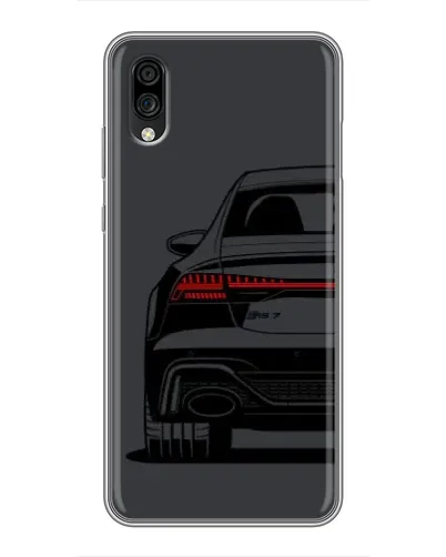 Чехол для ZTE Blade A5 (2020) с картинкой «Задняя часть Audi — арт»