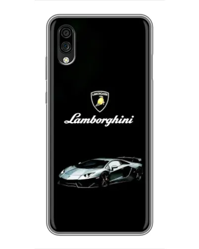 Чехол для ZTE Blade A5 (2020) с картинкой «Логотип Lamborghini классика»
