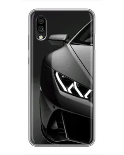 Чехол для ZTE Blade A5 (2020) с картинкой «Lamborghini фары детализация»