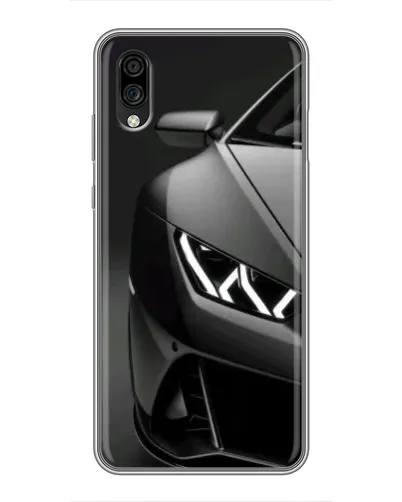 Чехол для ZTE Blade A5 (2020) с картинкой «Lamborghini фары детализация»