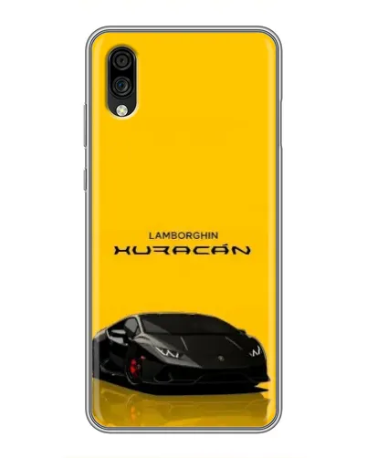 Чехол для ZTE Blade A5 (2020) с картинкой «Lamborghini Huracan черный»