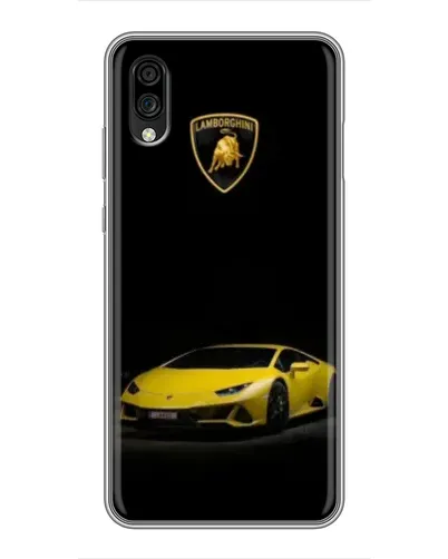 Чехол для ZTE Blade A5 (2020) с картинкой «Lamborghini желтый акцент»