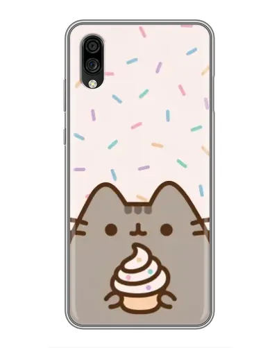 Чехол для ZTE Blade A5 (2020) с картинкой «Пушин с кексом» Чехол для ZTE Blade A5 (2020) с картинкой «Пушин с кексом»
