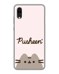 Чехол для ZTE Blade A5 (2020) с картинкой «Pusheen логотип» Чехол для ZTE Blade A5 (2020) с картинкой «Pusheen логотип»