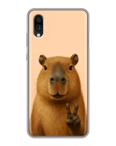 Чехол для ZTE Blade A5 (2020) с картинкой «Капибара виктория» Чехол для ZTE Blade A5 (2020) с картинкой «Капибара виктория»